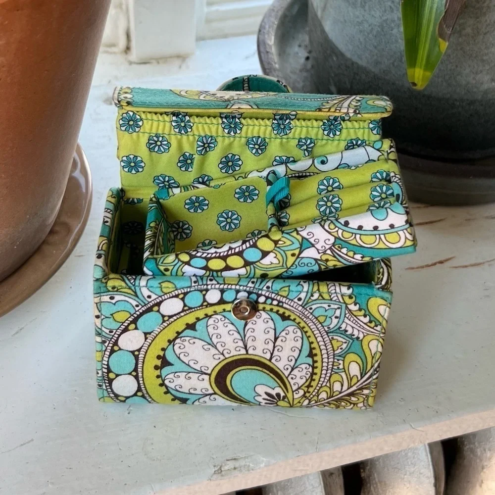 Vera Bradley Miniature Ring Jewelry Travel Case
